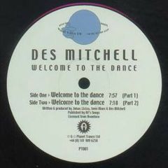 Des Mitchell - Des Mitchell - Welcome To The Dance - Planet Trance