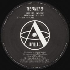Dave Angel - Dave Angel - The Family EP - Apollo