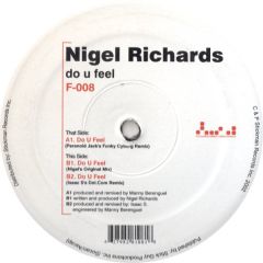 Nigel Richards - Nigel Richards - Do U Feel - Four 1