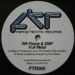 Rr Fierce & Dmf - Rr Fierce & Dmf - Full Metal - Fierce Technik