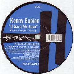 Kenny Bobien - Kenny Bobien - U Gave Me Love - Hysteria 