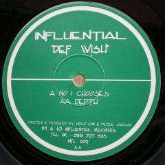 Def Wish - Def Wish - No 1 Chooses / Depth - Influential