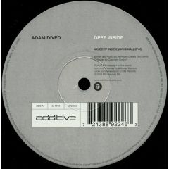 Adam Dived - Adam Dived - Deep Inside - Additive