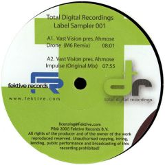 Vast Vision Pres Ahmose - Vast Vision Pres Ahmose - Drone / Impulse - Total Digital