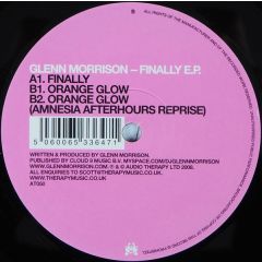 Glenn Morrison - Glenn Morrison - Finally EP - Audio Therapy