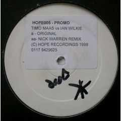 Timo Maas Vs Ian Wilkie - Timo Maas Vs Ian Wilkie - Twin Town - Hope Recordings