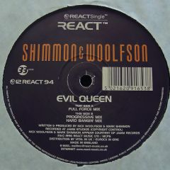 Shimmon & Woolfson - Shimmon & Woolfson - Evil Queen - React