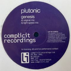 Plutonic - Plutonic - Genesis - Complicit Recordings