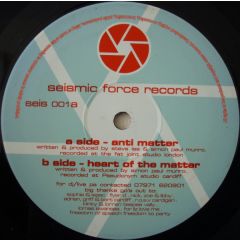 Steve Lee & Simon Paul Munro - Steve Lee & Simon Paul Munro - Anti Matter - Seismic Force