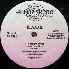 K.A.O.S - K.A.O.S - I Can't Stop - Atmosphere