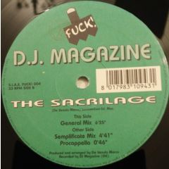 DJ Magazine - The Sacrilage - Fuck! Records