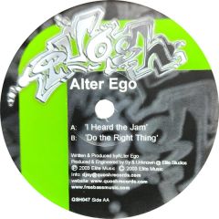 Alter Ego - Alter Ego - I Heard The Jam - Quosh