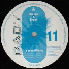 Breeze & Styles - Breeze & Styles - You'Re Shining - Raver Baby
