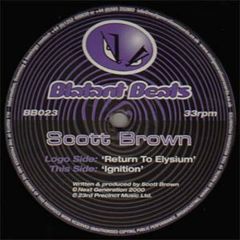 Scott Brown - Scott Brown - Return To Elysium - Blatant Beats