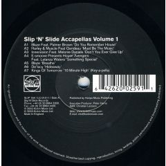 Slip'N'Slide Presents - Slip'N'Slide Presents - Slip 'N' Slide Accapellas Volume 1 - Slip 'N' Slide