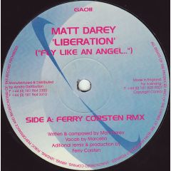 Matt Darey - Matt Darey - Liberation (Fly Like An Angel) - Good As