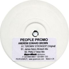 Andrew Edward Brown Feat. Ronyx - Andrew Edward Brown Feat. Ronyx - Growin' Stronger - People