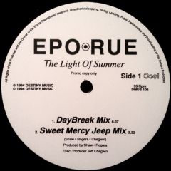 Epo Rue - Epo Rue - The Light Of Summer - Destiny Music