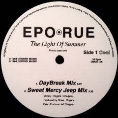 Epo Rue - Epo Rue - The Light Of Summer - Destiny Music