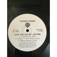Chaka Khan - Chaka Khan - Love You All My Lifetime - Warner Bros