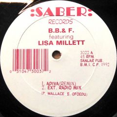 B.B.& F. - B.B.& F. - Adiva - Saber Records