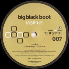 Big Black Boot - Big Black Boot - Vibrate - Release Records