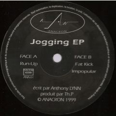 Anthony Lynn - Anthony Lynn - Jogging EP - Anacron