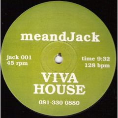 Me And Jack - Me And Jack - Viva House - Not On Label (Me And Jack Self-released)