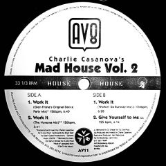 Charlie Casanova's - Charlie Casanova's - Mad House Vol 2 - AV8