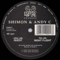 Andy C & Shimon - Andy C & Shimon - Quest / Night Flight - Ram Records