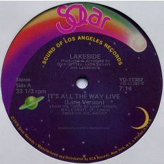 Lakeside - Lakeside - It's All The Way Live - Solar