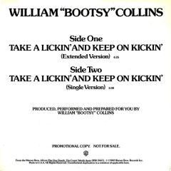 Bootsy Collins  - Bootsy Collins  - Take A Lickin And Keep On Kickin - Warner Bros