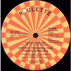 Ecstasy Passion & Pain - Ecstasy Passion & Pain - Touch And Go - Roulette
