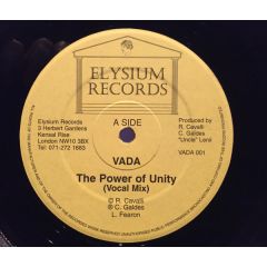 Vada - Vada - The Power Of Unity - Elysium
