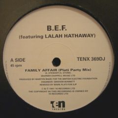 B.E.F. Featuring Lalah Hathaway - B.E.F. Featuring Lalah Hathaway - Family Affair - 10 Records