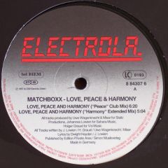 Matchboxx - Matchboxx - Love, Peace & Harmony - Electrola