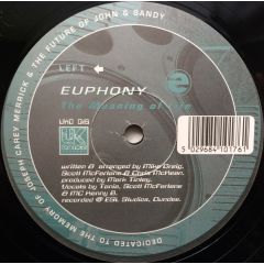 Euphony - Euphony - The Meaning Of Life - Uk Dance