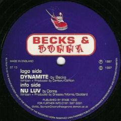Becks & Donna - Becks & Donna - Dynamite - Stompin Choonz
