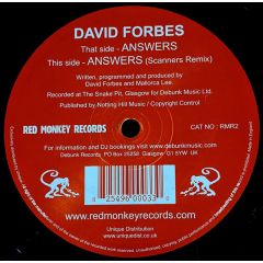 David Forbes - David Forbes - Answers - Red Monkey Records