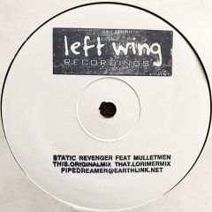 Static Revenger Ft Mulletmen - Static Revenger Ft Mulletmen - Long Time - Leftwing