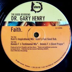Dr Gary Henry - Dr Gary Henry - Faith - Sfere