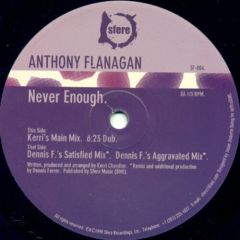 Anthony Flanagan - Anthony Flanagan - Never Enough - Sfere