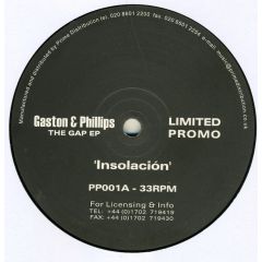 Gaston & Phillips - Gaston & Phillips - The Gap EP - POD