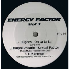 Various Artists - Various Artists - Energy Factor Vol 1 - White