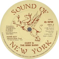 Cudy And The Bink Band - Cudy And The Bink Band - Home Boy (Home Girls Too) - Sound Of New York