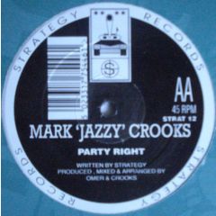 Mark Jazzy Crooks - Mark Jazzy Crooks - The Shuffle - Strategy Records