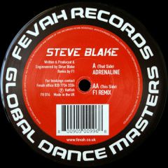 Steve Blake - Steve Blake - Adrenaline - Fevah House