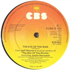 Jeff Wayne - Jeff Wayne - The Eve Of The War - CBS