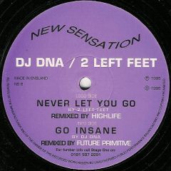 DJ Dna - DJ Dna - Never Let You Go / Go Insane (Rmxs) - New Sensation