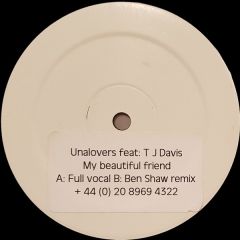 Unalovers feat. TJ Davis - Unalovers feat. TJ Davis - My Beautiful Friend - Not On Label